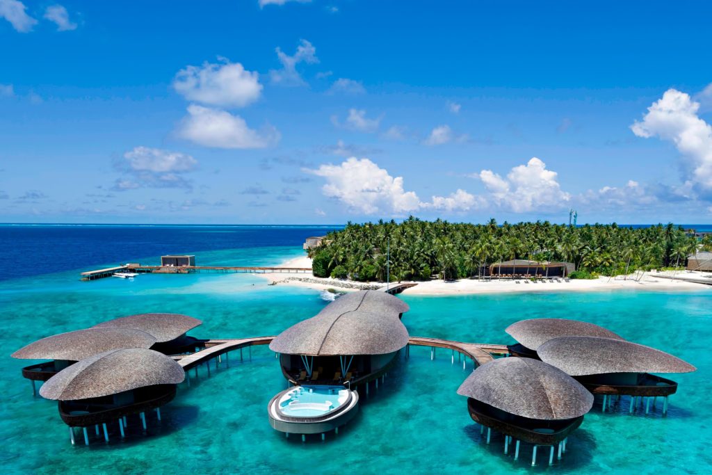 The St. Regis Maldives Vommuli Resort - Dhaalu Atoll, Maldives - Aerial Iridium Spa
