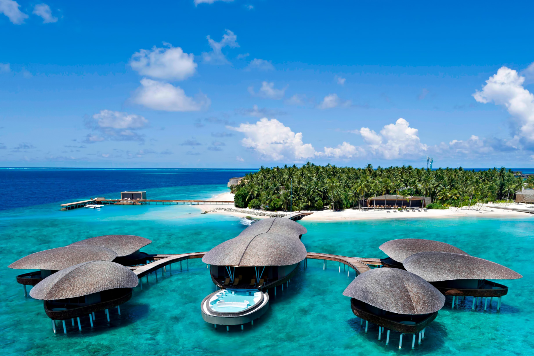 The St. Regis Maldives Vommuli Resort – Dhaalu Atoll, Maldives – Aerial Iridium Spa