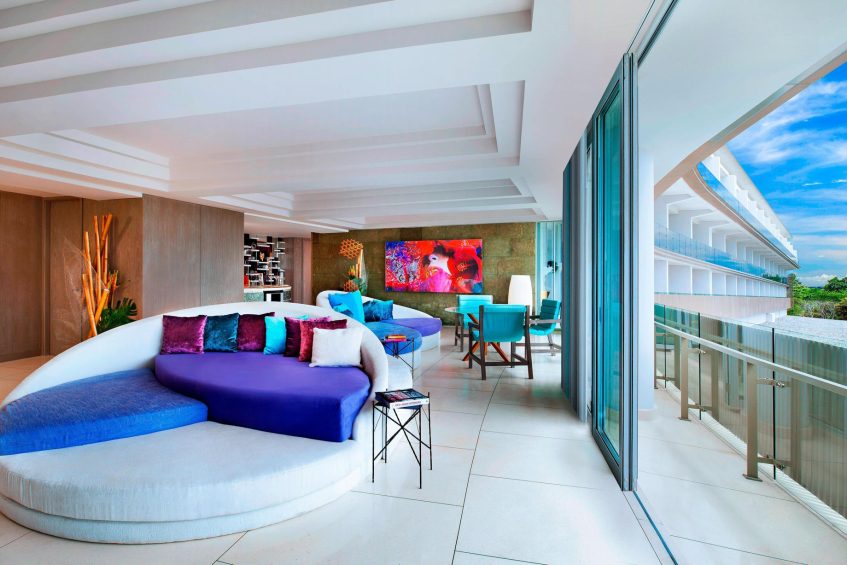 W Bali Seminyak Resort - Seminyak, Indonesia - WOW Suite Living Room Deck