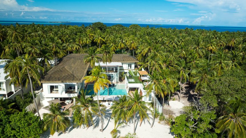 Amilla Fushi Resort and Residences - Baa Atoll, Maldives - Beachfront Recidences Aerial