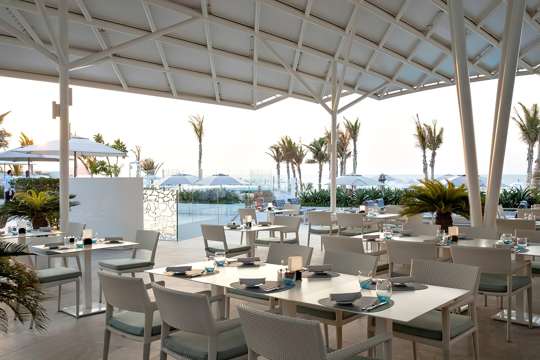 Burj Al Arab Jumeirah Hotel – Dubai, UAE – Scape Restaurant Terrace