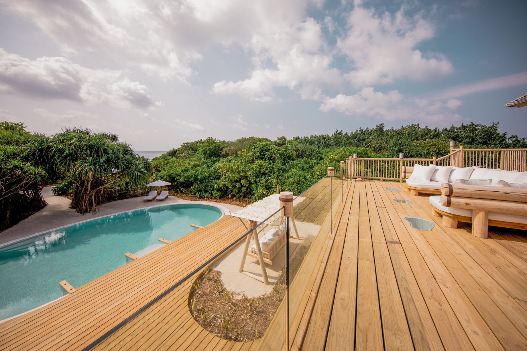 Soneva Jani Resort – Noonu Atoll, Medhufaru, Maldives – 2 Bedroom Crusoe Residence Island Villa Upper Deck Pool View