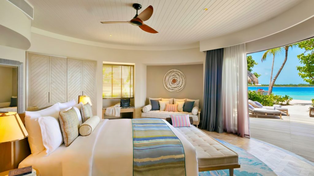 The Nautilus Maldives Resort - Thiladhoo Island, Maldives - Oceanfront Mansion Bedroom