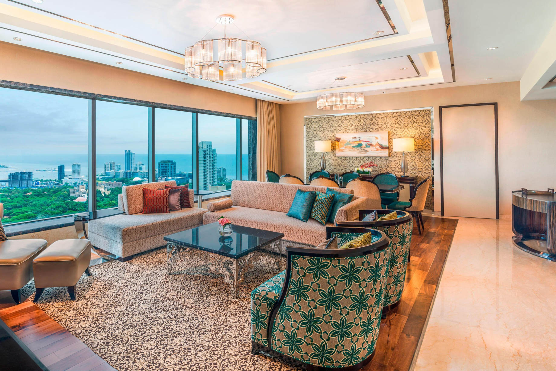 The St. Regis Mumbai Hotel – Mumbai, India – Metropolitan Suite Living Room