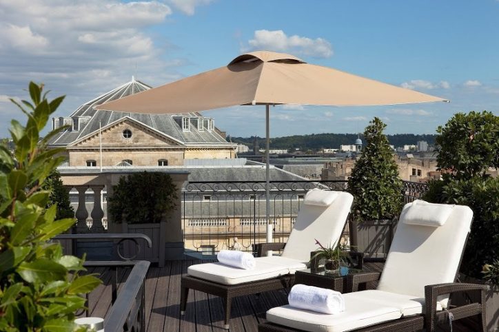 InterContinental Bordeaux Le Grand Hotel - Bordeaux, France - Rooftop Relaxation