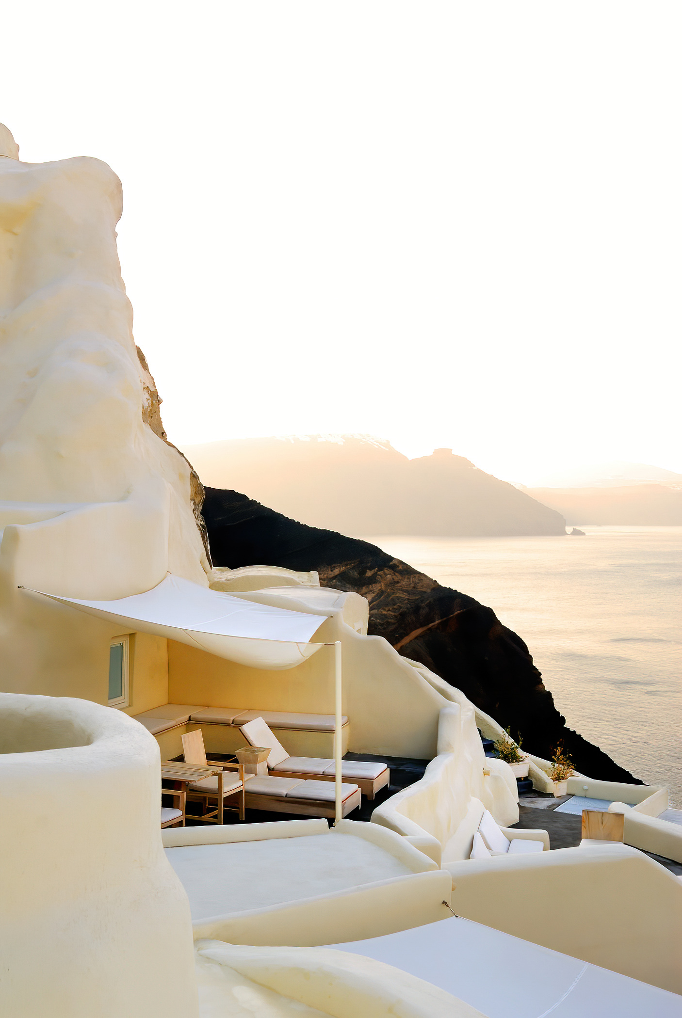 Mystique Hotel Santorini – Oia, Santorini Island, Greece – Ocean View Patio