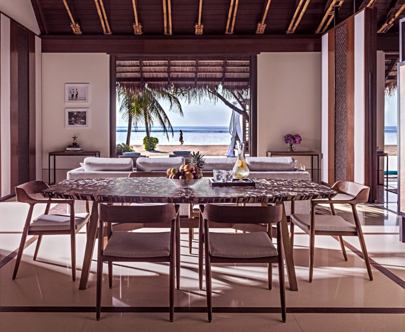 One&Only Reethi Rah Resort - North Male Atoll, Maldives - Private Island Beachfront Villa Dining Room