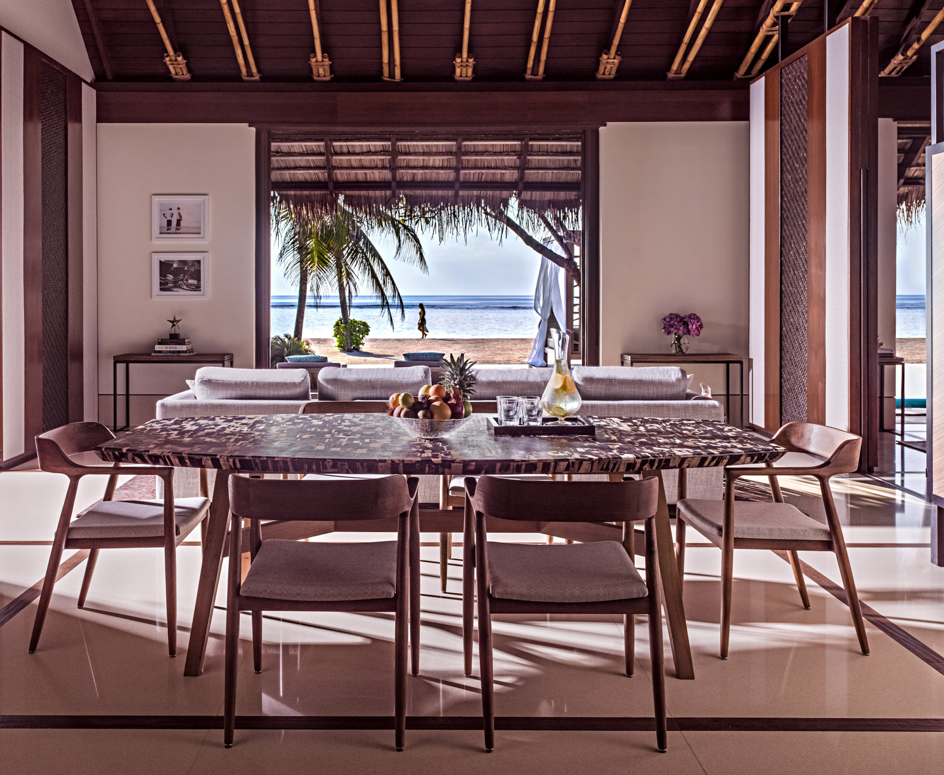 One&Only Reethi Rah Resort - North Male Atoll, Maldives - Private Island Beachfront Villa Dining Room