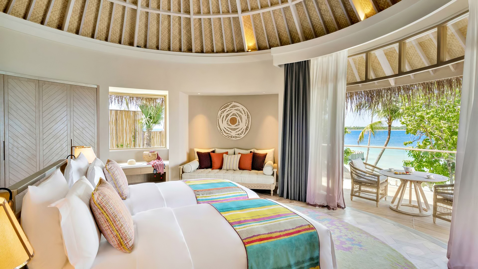 The Nautilus Maldives Resort - Thiladhoo Island, Maldives - Oceanfront Mansion Bedroom