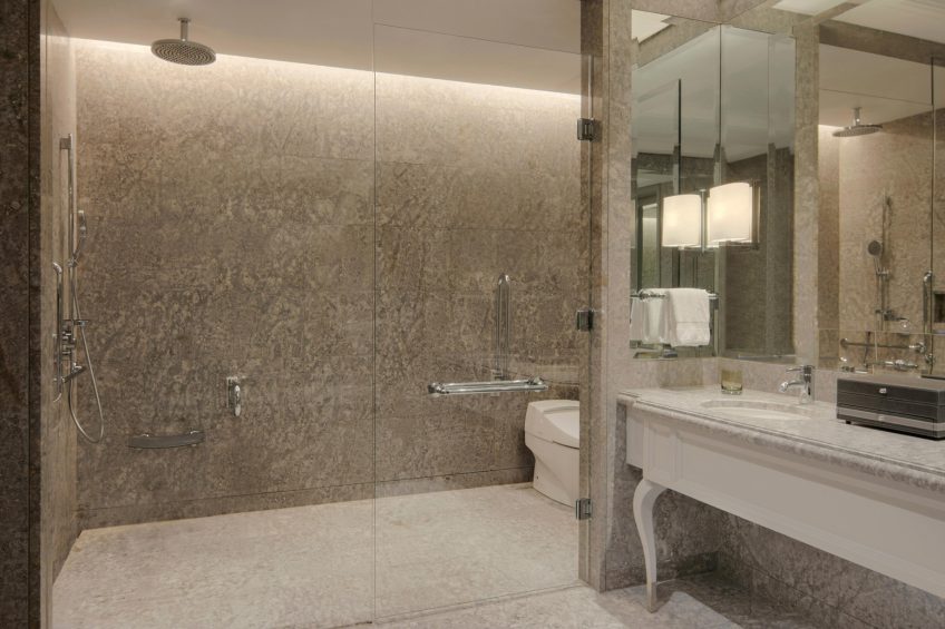 The St. Regis Kuala Lumpur Hotel - Kuala Lumpur, Malaysia - Deluxe Guest Bathroom Shower
