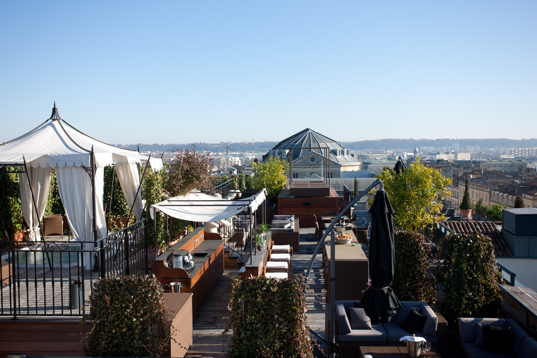 InterContinental Bordeaux Le Grand Hotel – Bordeaux, France – Rooftop Night Beach Bar