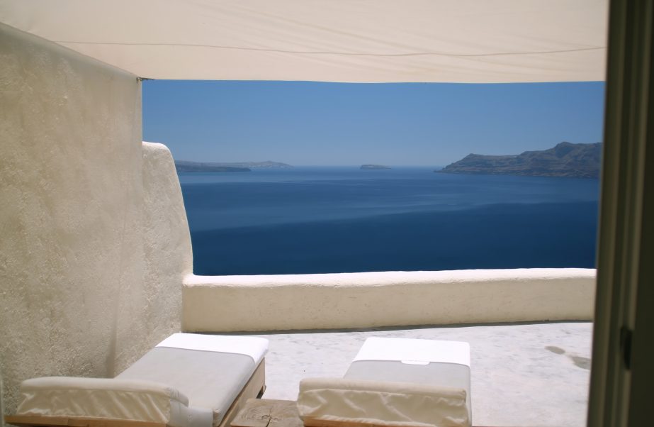 Mystique Hotel Santorini – Oia, Santorini Island, Greece - Ocean View Patio