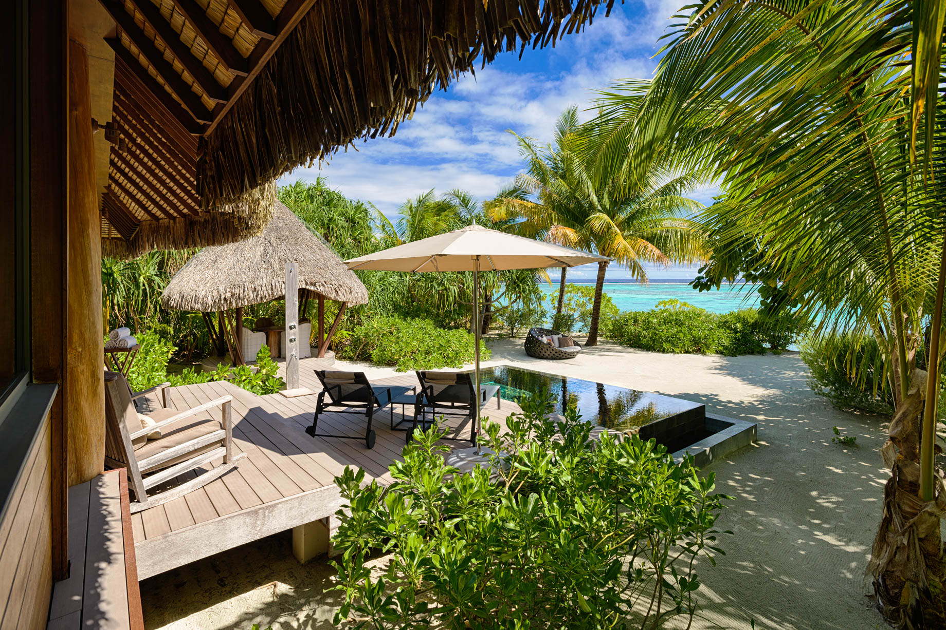 The Brando Resort - Tetiaroa Private Island, French Polynesia - 1 Bedroom Villa Beachfront Pool Deck