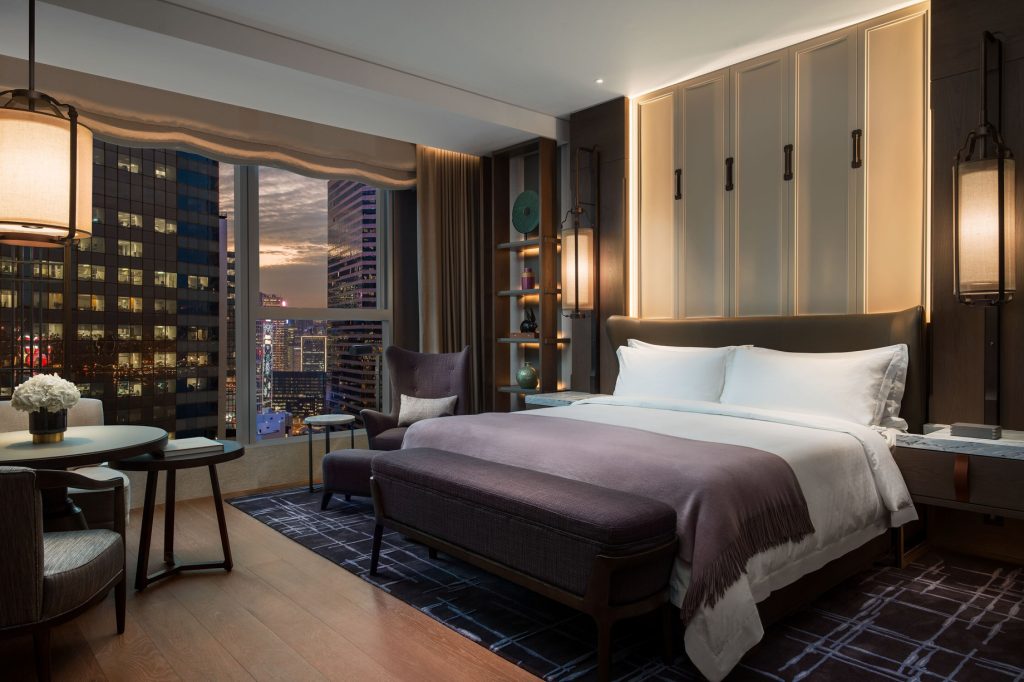 The St. Regis Hong Kong Hotel - Wan Chai, Hong Kong - Deluxe Room Bed
