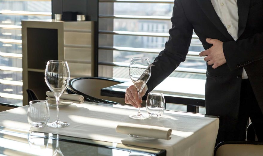 100 - Armani Hotel Milano - Milan, Italy - Elegant Table Setting