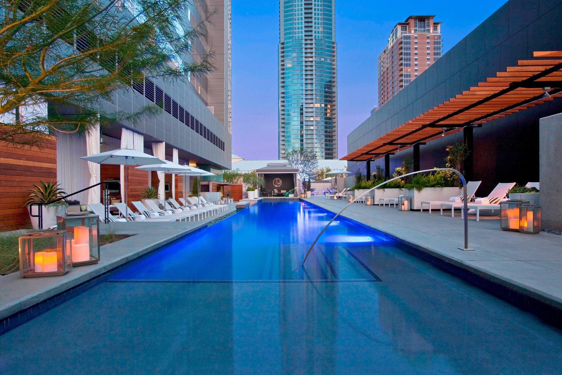 W Austin Hotel - Austin, TX, USA - WET at Dawn