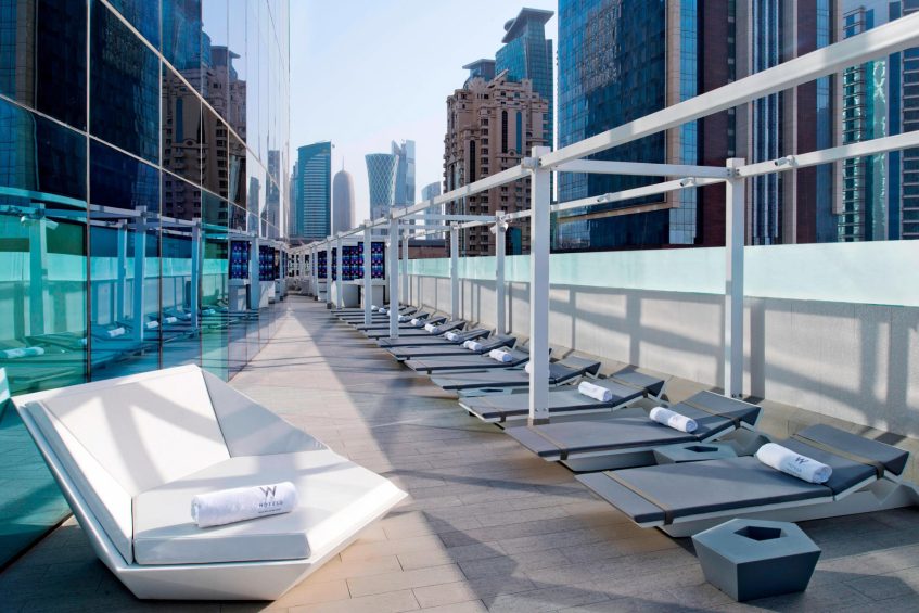 W Doha Hotel - Doha, Qatar - WET Outdoor Deck