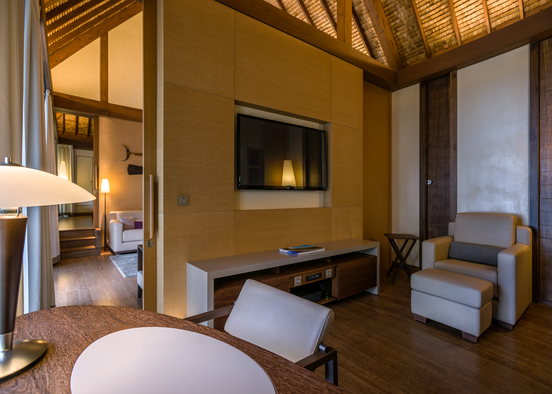 The Brando Resort – Tetiaroa Private Island, French Polynesia – 1 Bedroom Beachfront Villa Living Room