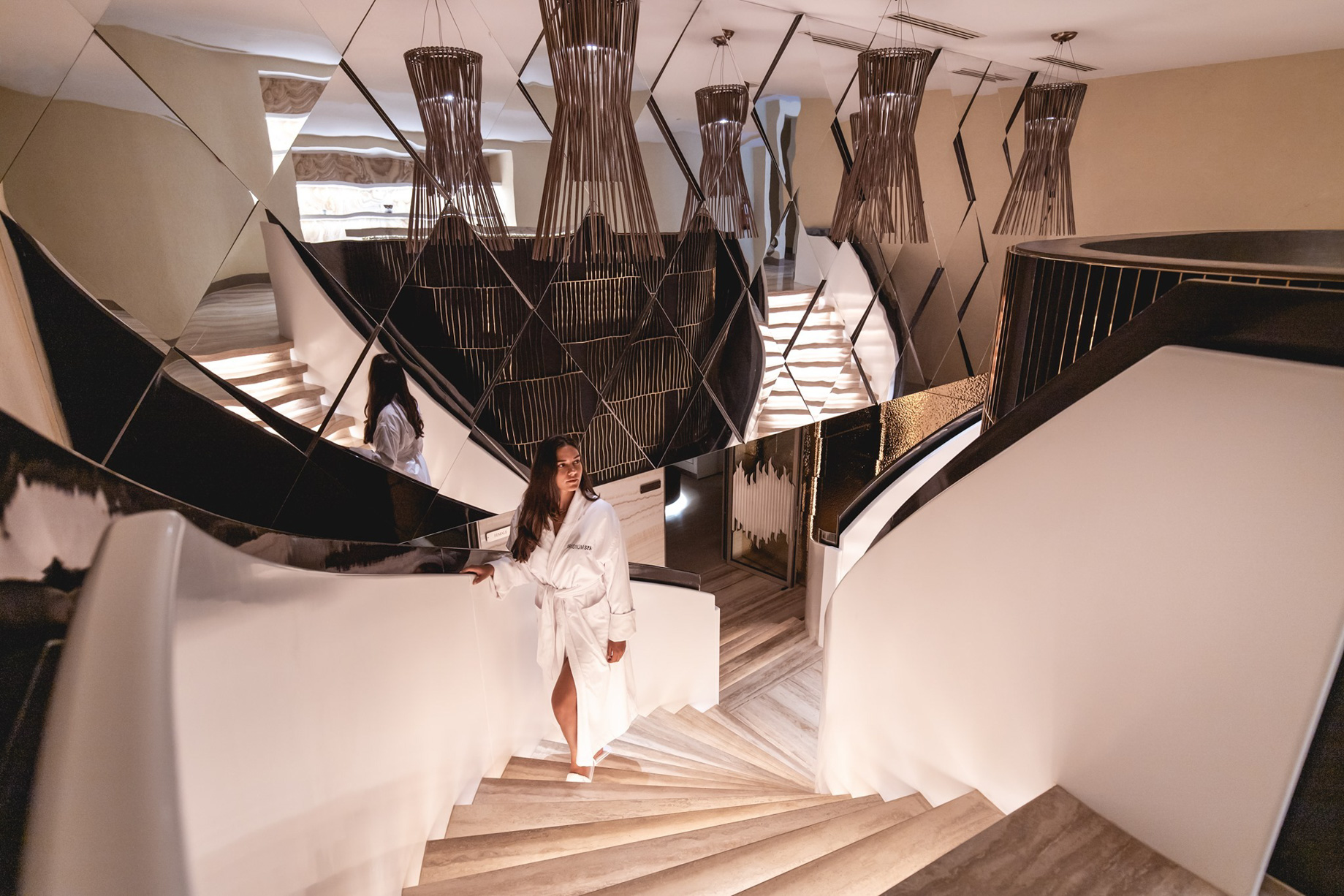 The St. Regis Cairo Hotel – Cairo, Egypt – Iridium Spa Staircase