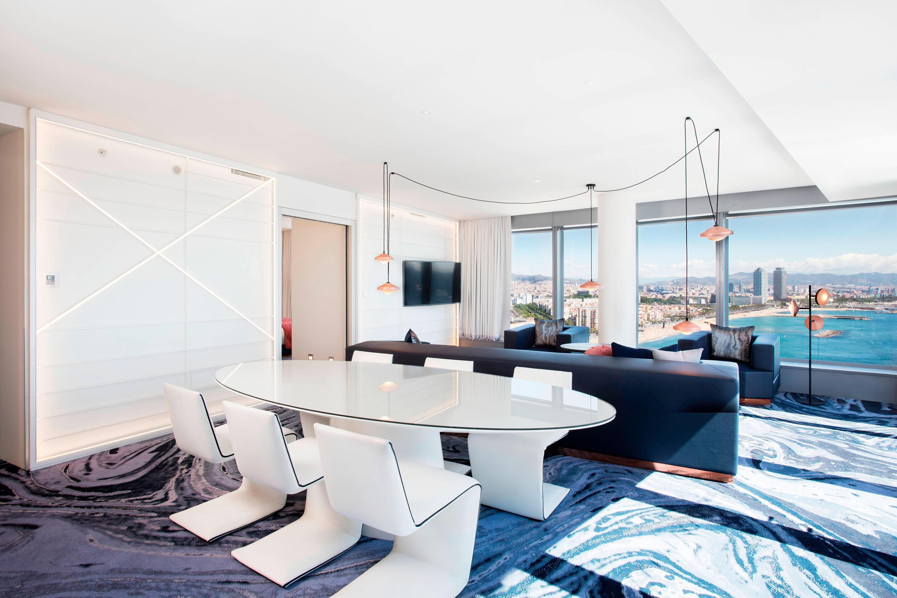 W Barcelona Hotel – Barcelona, Spain – Spectacular Suite Table