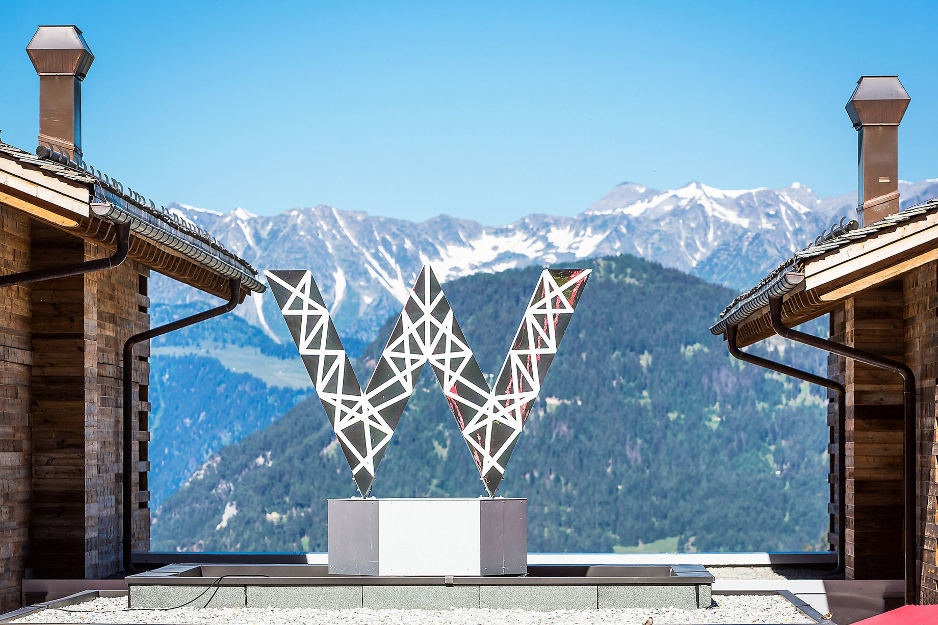 W Verbier Hotel – Verbier, Switzerland – Mountain Summer W Sign