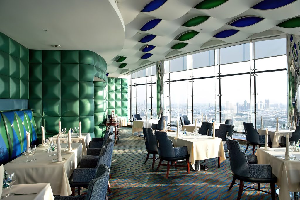 Burj Al Arab Jumeirah Hotel - Dubai, UAE - Skyview Dining Room