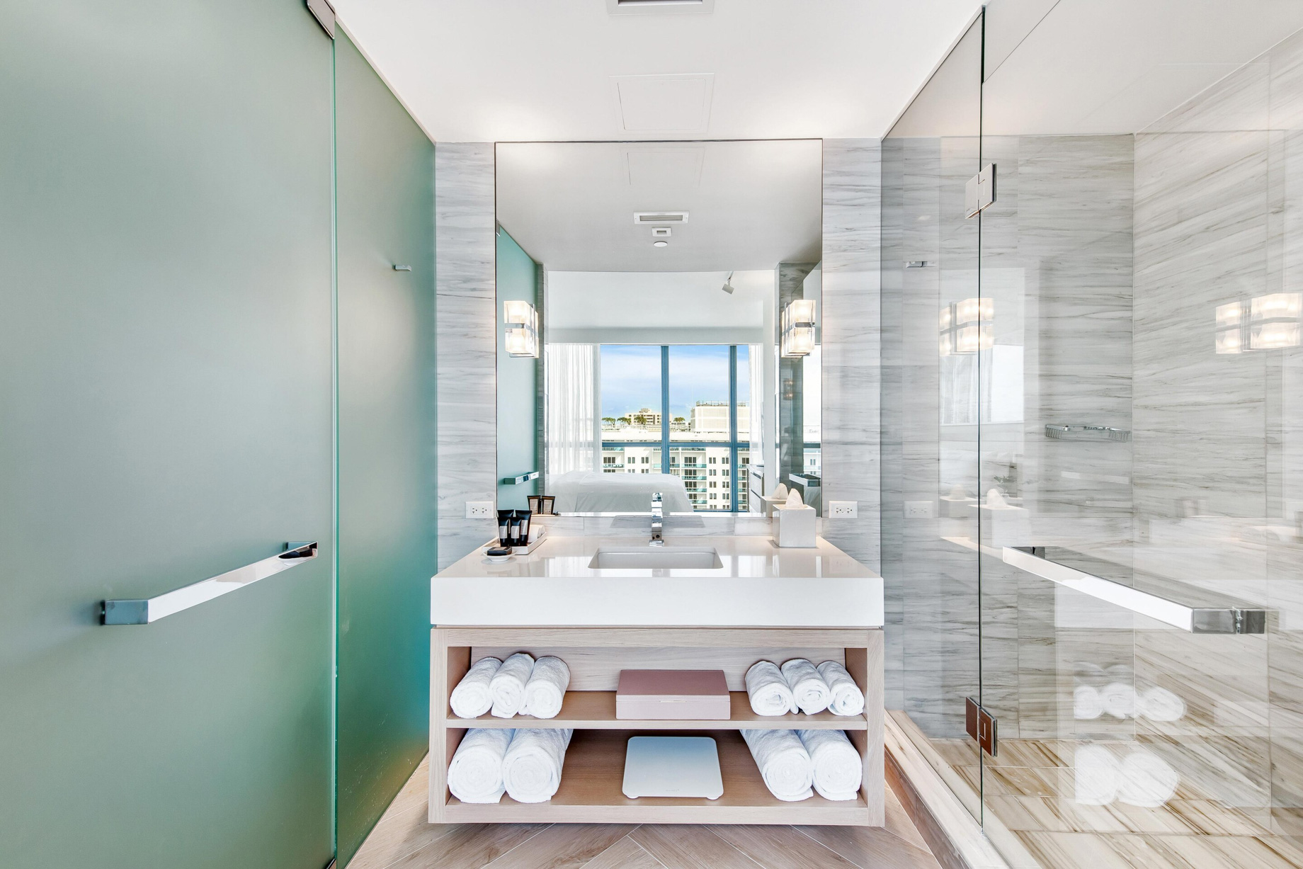 W South Beach Hotel – Miami Beach, FL, USA – Sanctuary Suite Bathroom