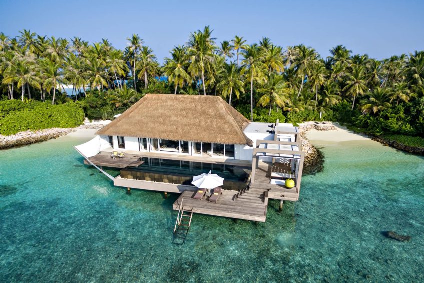 Cheval Blanc Randheli Resort - Noonu Atoll, Maldives - Overwater Villa Aerial