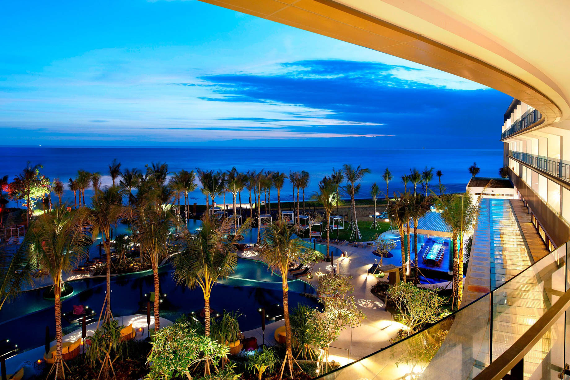 W Bali Seminyak Resort – Seminyak, Indonesia – Spectacular Ocean Facing Escape Guest Room View