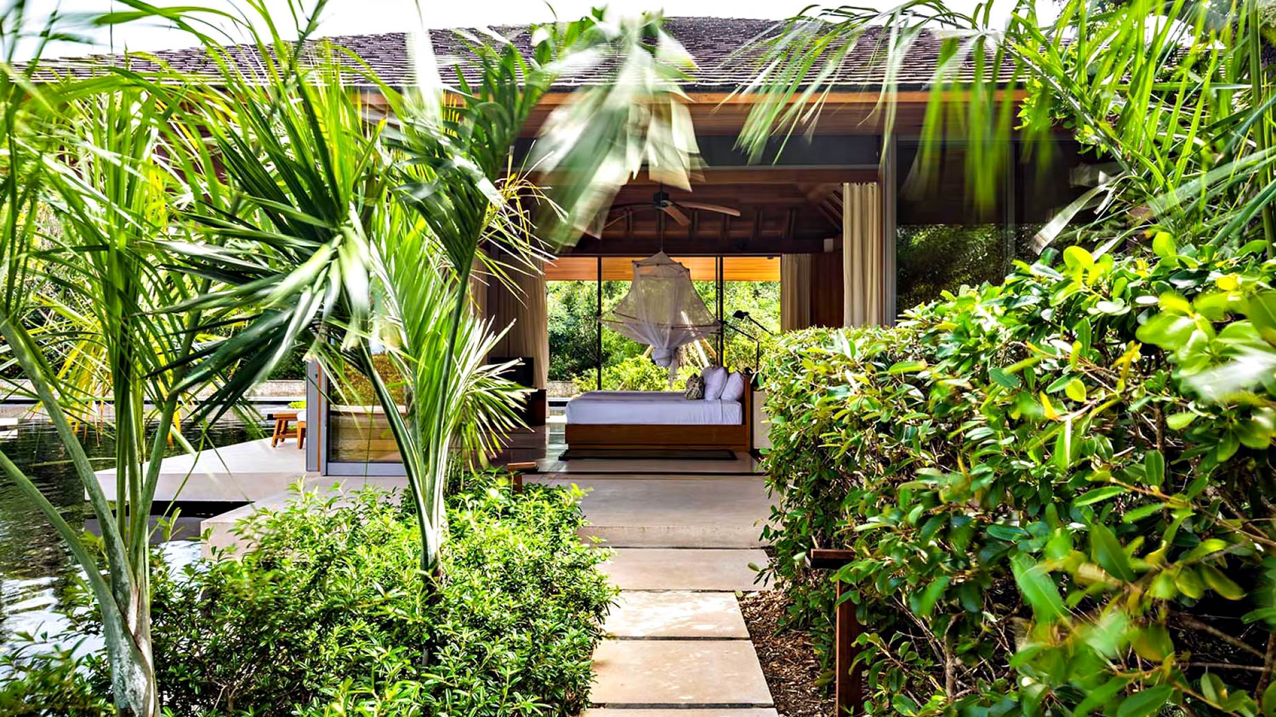 Amanyara Resort – Providenciales, Turks and Caicos Islands – 6 Bedroom Amanyara Villa Bedroom Exterior View