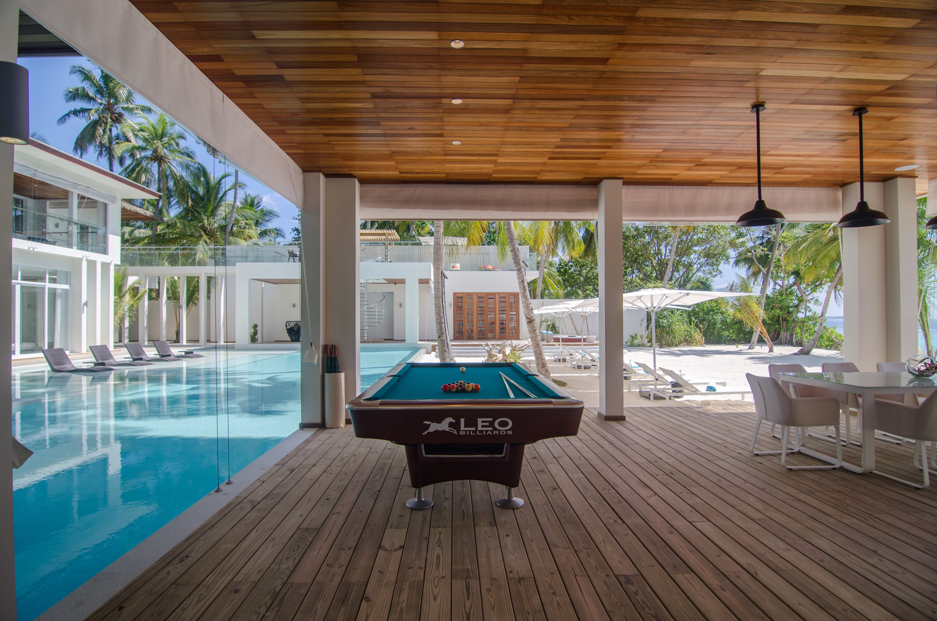 Amilla Fushi Resort and Residences – Baa Atoll, Maldives – Amilla Beachfront Estate Pool Table