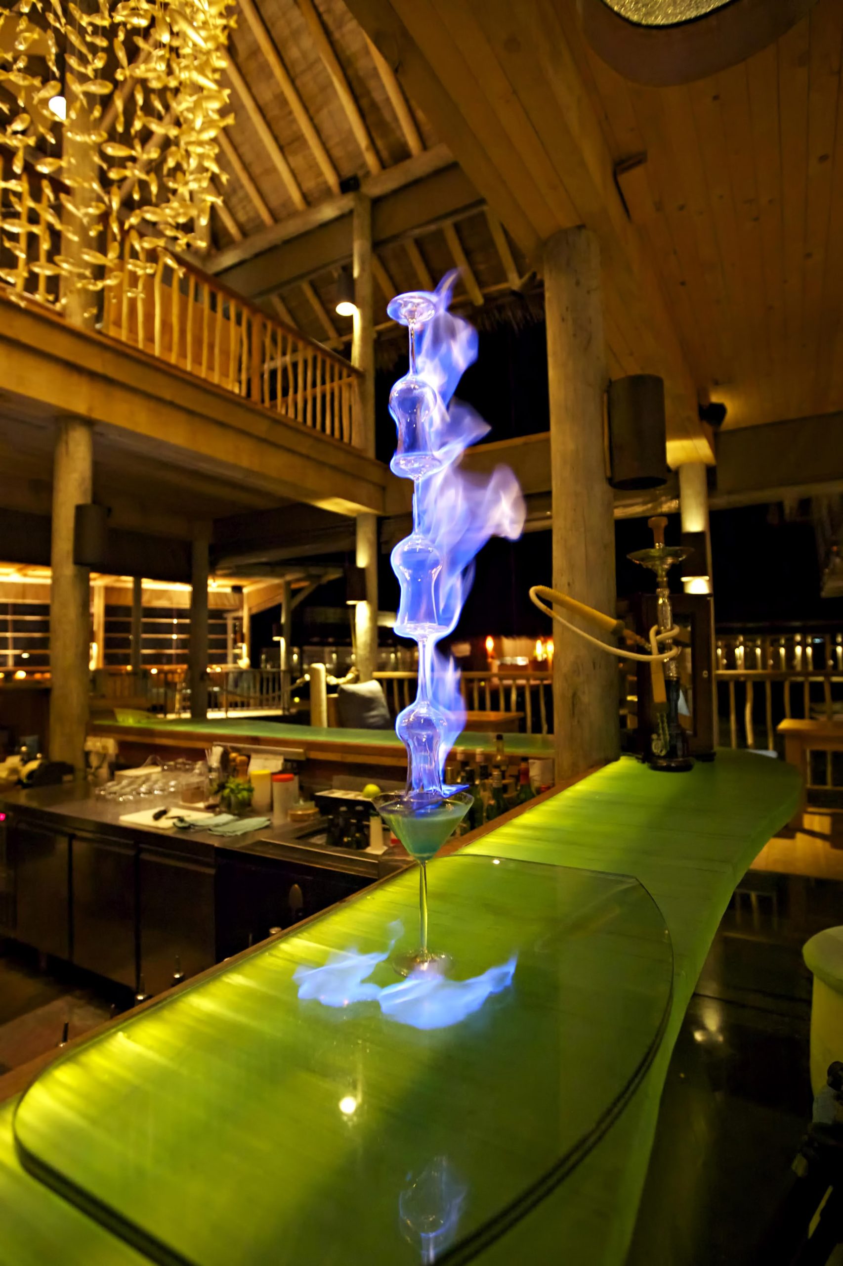 Six Senses Laamu Resort – Laamu Atoll, Maldives – Chill Bar Night Vibe