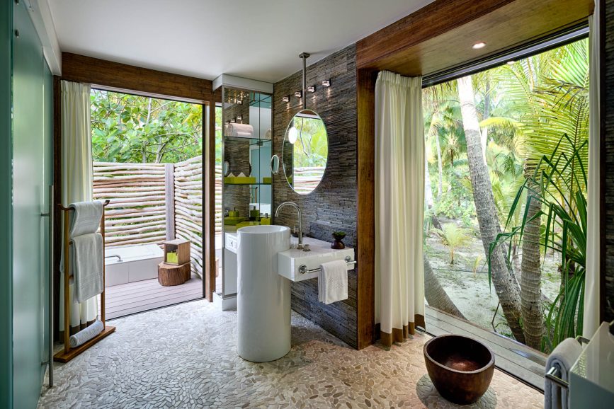 The Brando Resort - Tetiaroa Private Island, French Polynesia - 1 Bedroom Beachfront Villa Bathroom