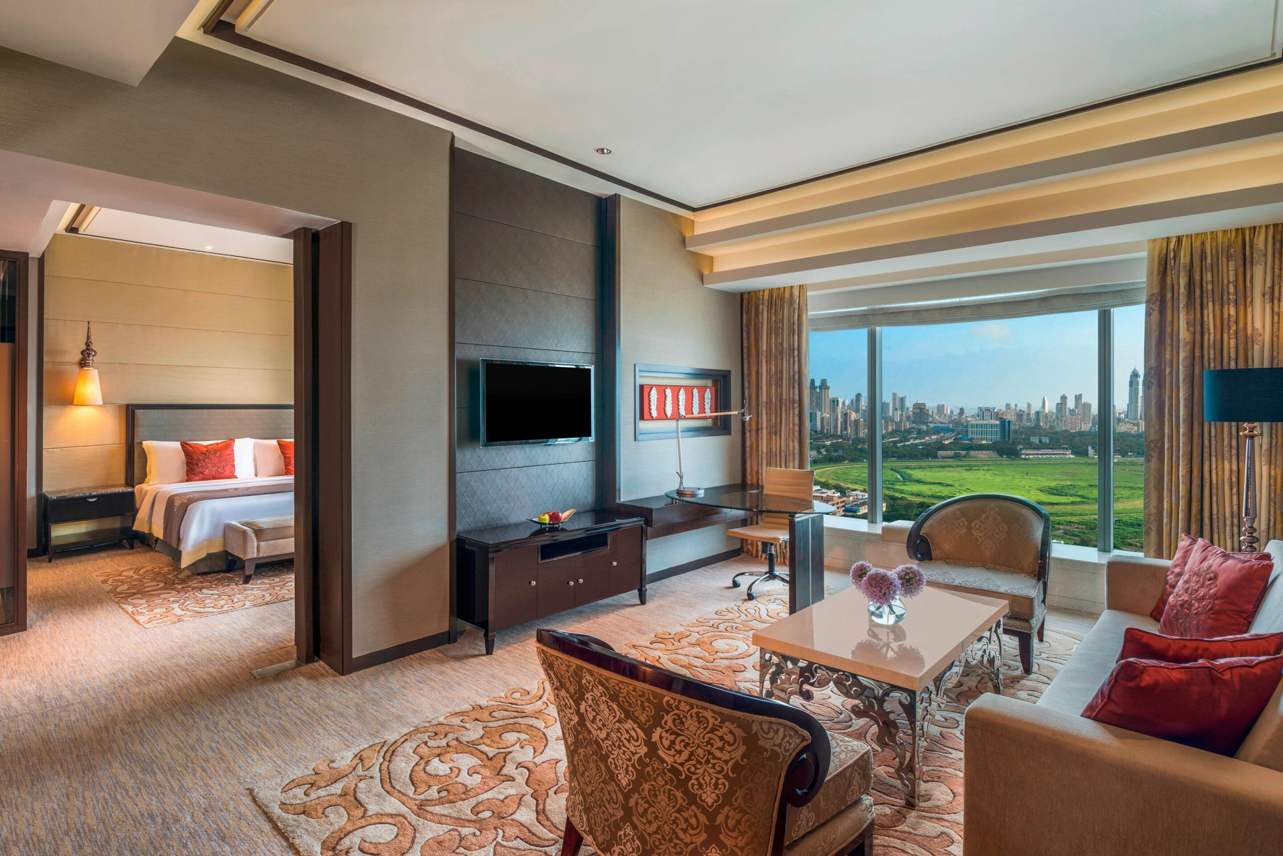 The St. Regis Mumbai Hotel – Mumbai, India – Caroline Astor Suite Living Room