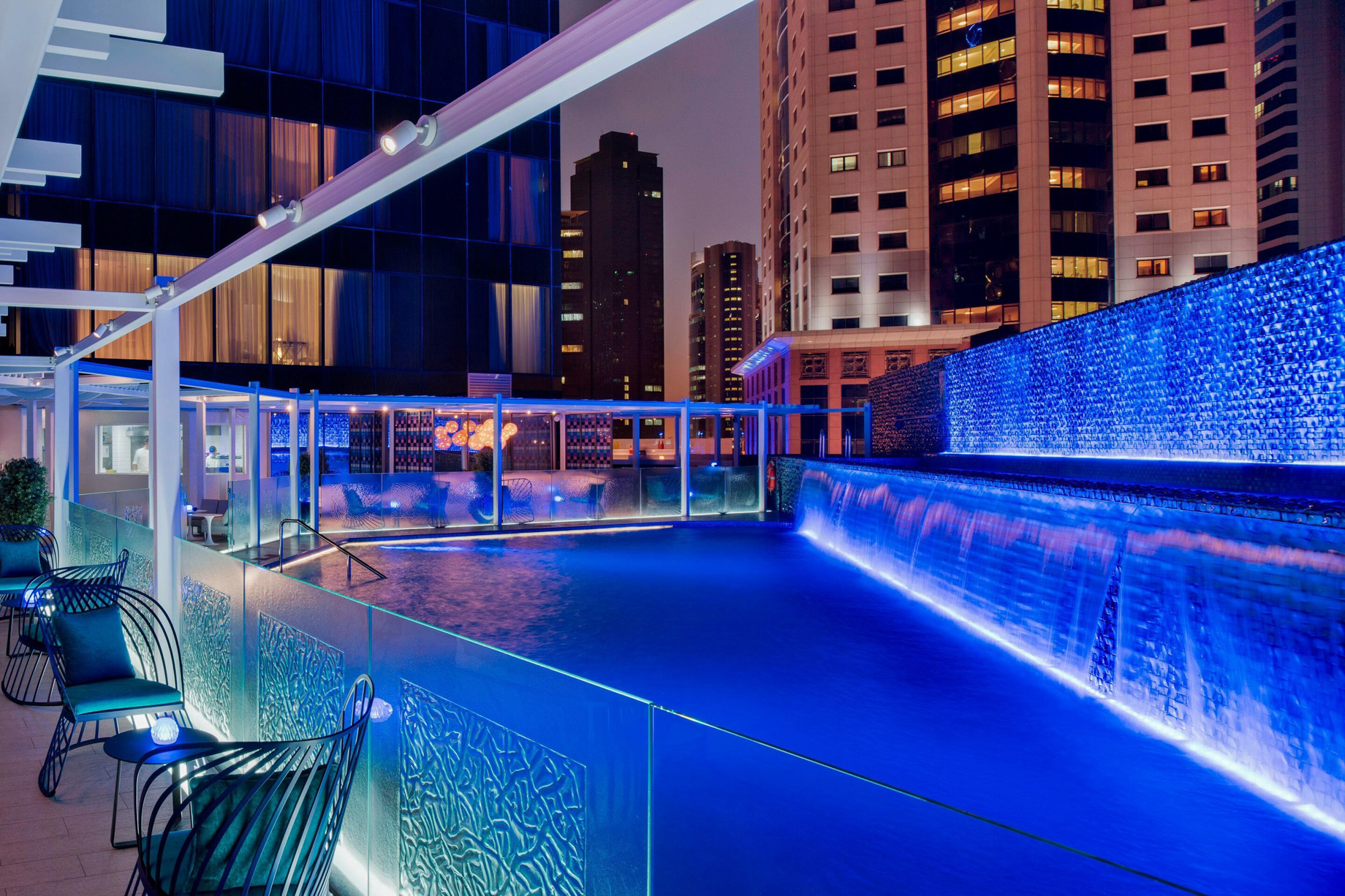 W Doha Hotel – Doha, Qatar – Wahm Outdoor Pool