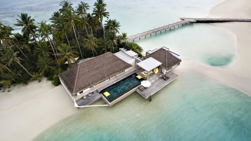 Cheval Blanc Randheli Resort - Noonu Atoll, Maldives - Garden Water Villa Aerial