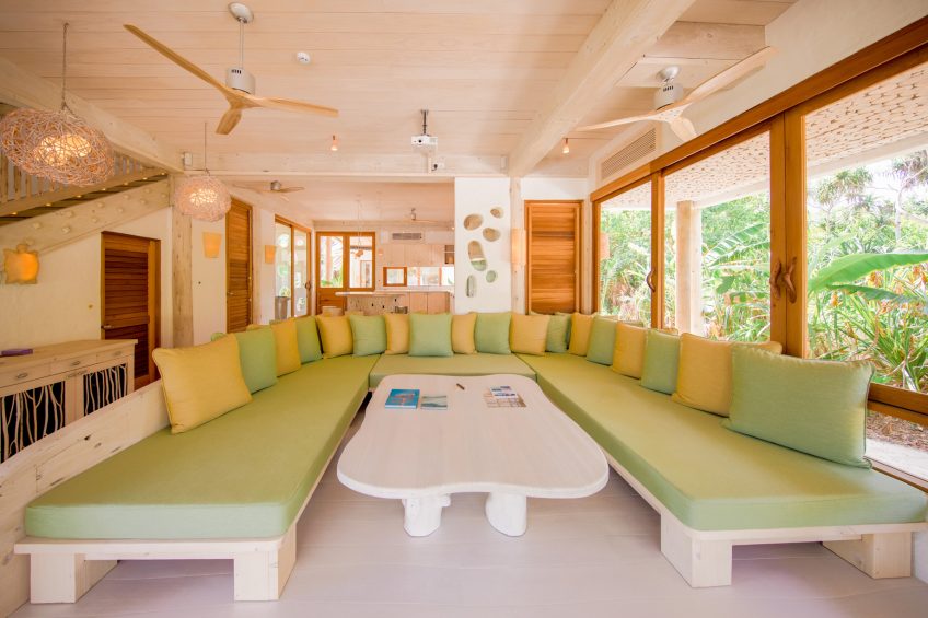 Soneva Jani Resort - Noonu Atoll, Medhufaru, Maldives - 2 Bedroom Crusoe Residence Island Villa Living Room