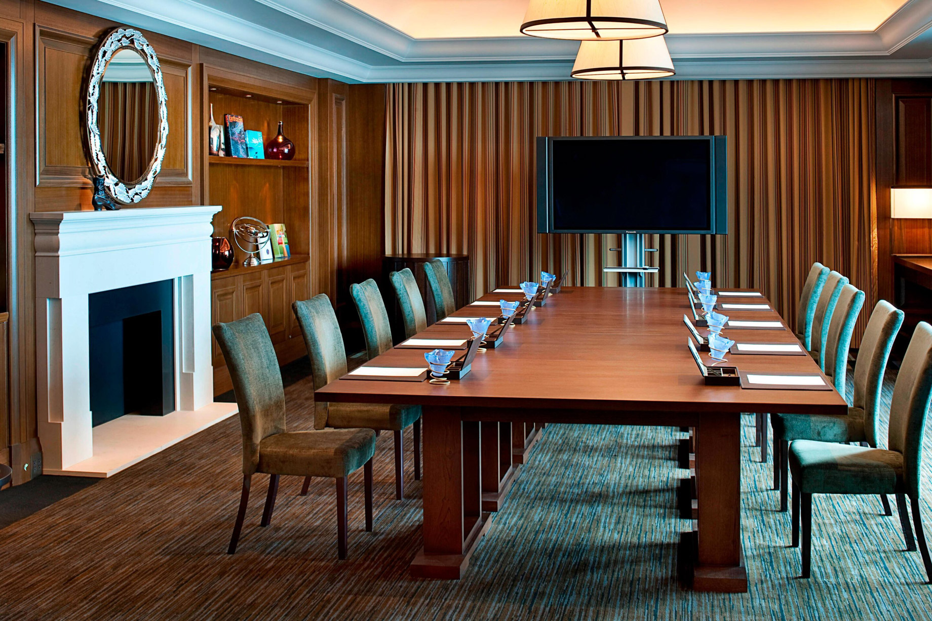 The St. Regis Osaka Hotel – Osaka, Japan – Library Suite Meeting Room Boardroom