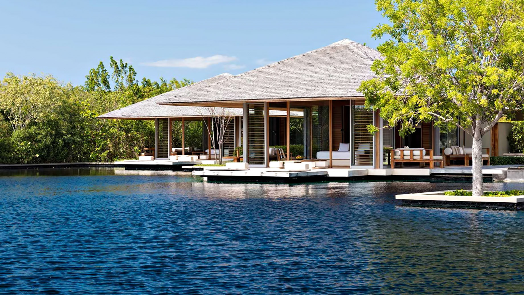 Amanyara Resort – Providenciales, Turks and Caicos Islands – 6 Bedroom Amanyara Villa Bedroom Water View