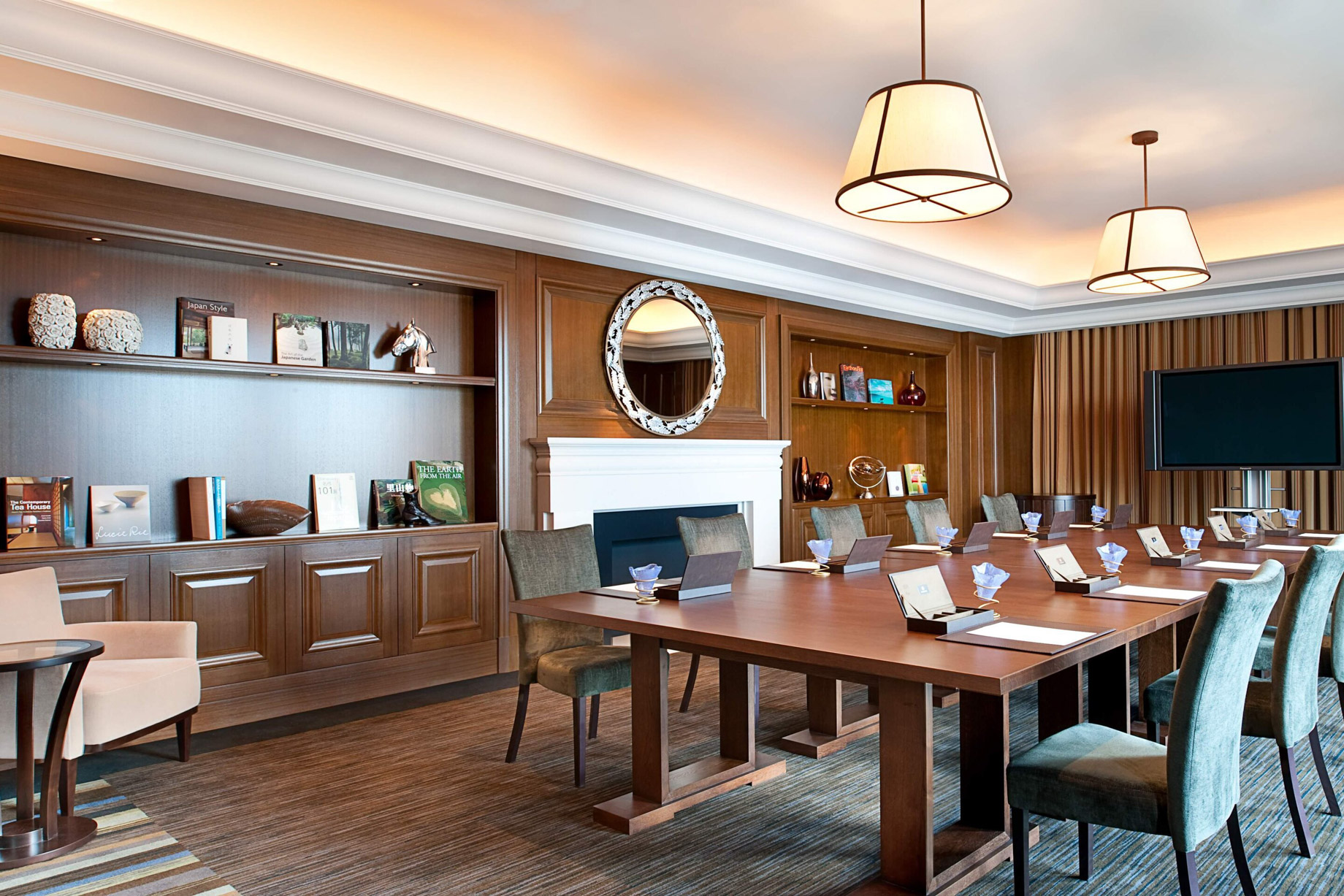 The St. Regis Osaka Hotel – Osaka, Japan – Library Suite Meeting Room Boardroom
