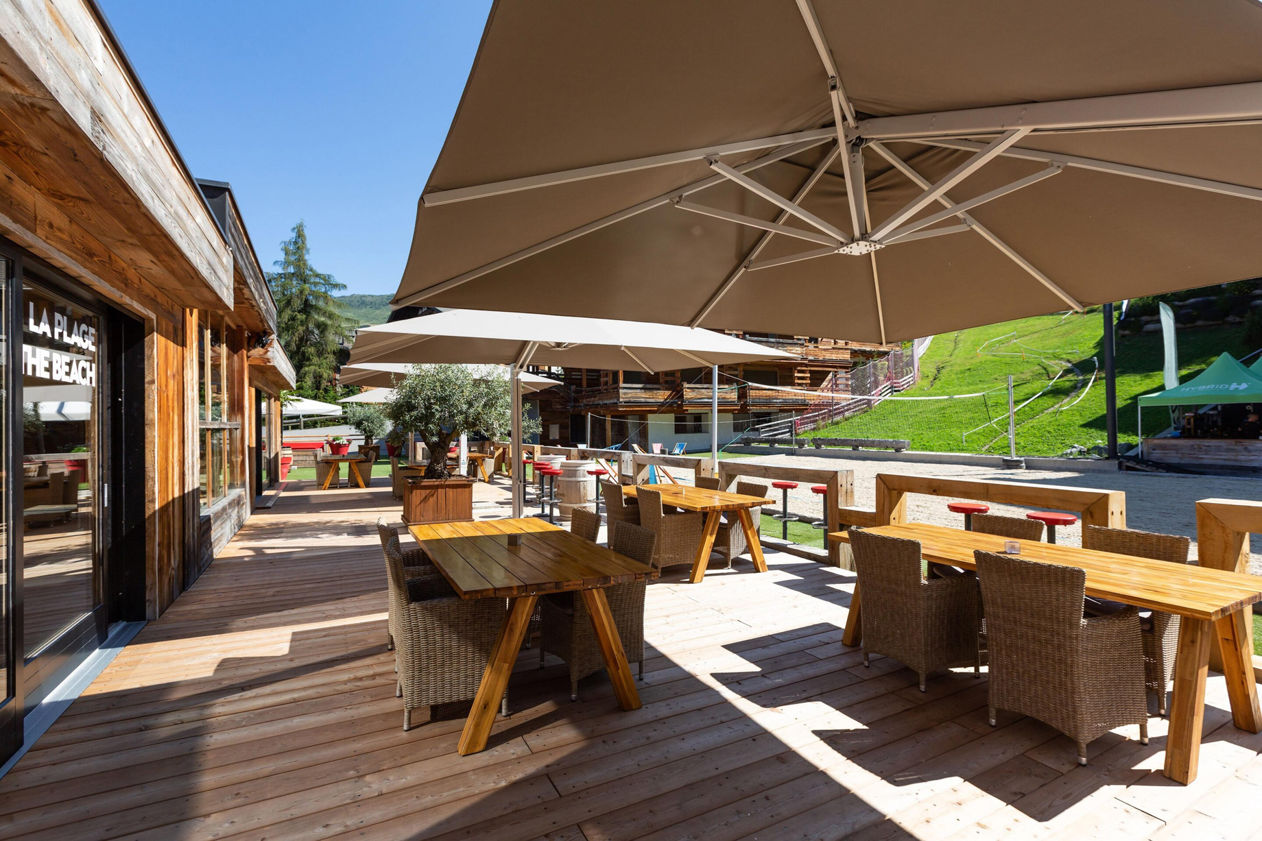 W Verbier Hotel - Verbier, Switzerland - La Plage Terrace