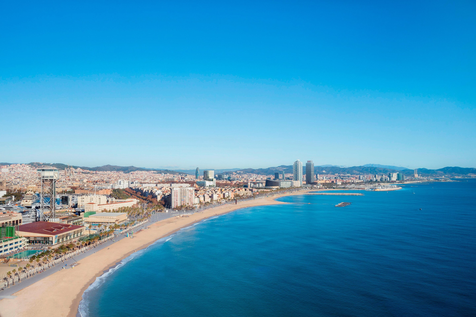 W Barcelona Hotel – Barcelona, Spain – Fabulous Sky Room View