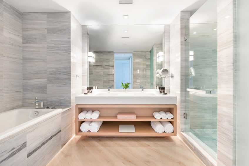 W South Beach Hotel - Miami Beach, FL, USA - Sensational Suite Bathroom