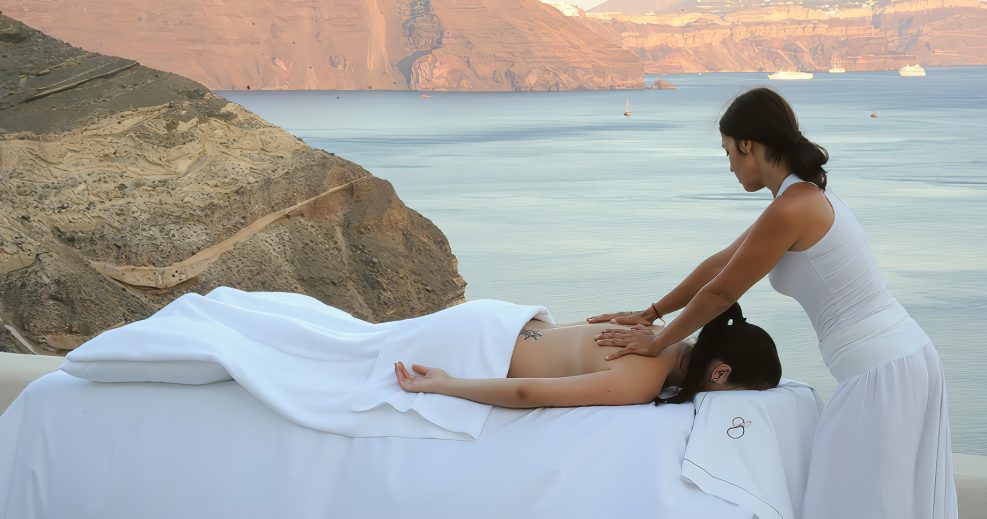 Mystique Hotel Santorini – Oia, Santorini Island, Greece - Ocean View Outdoor Massage Service