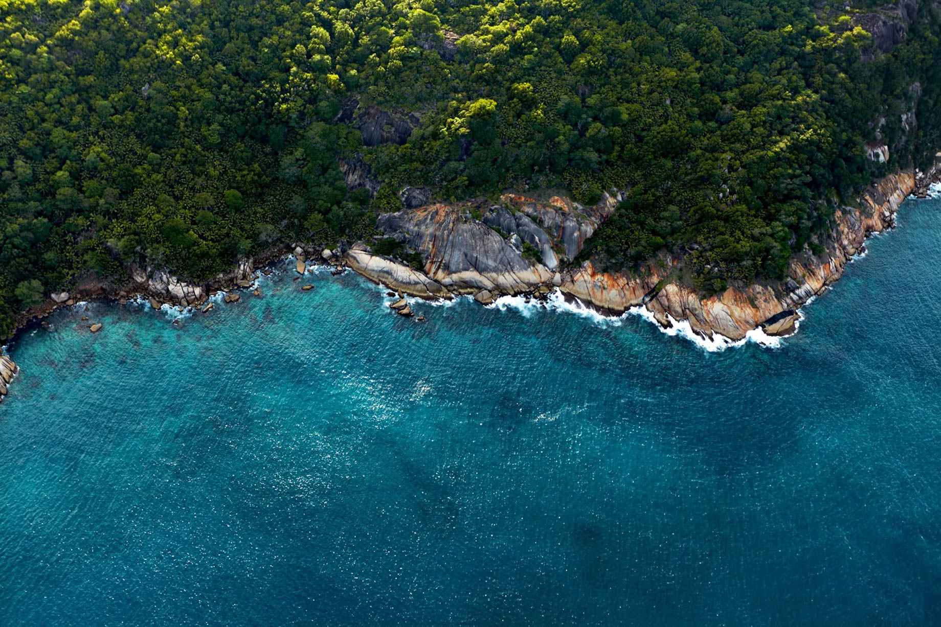 Six Senses Zil Pasyon Resort – Felicite Island, Seychelles – Island Aerial
