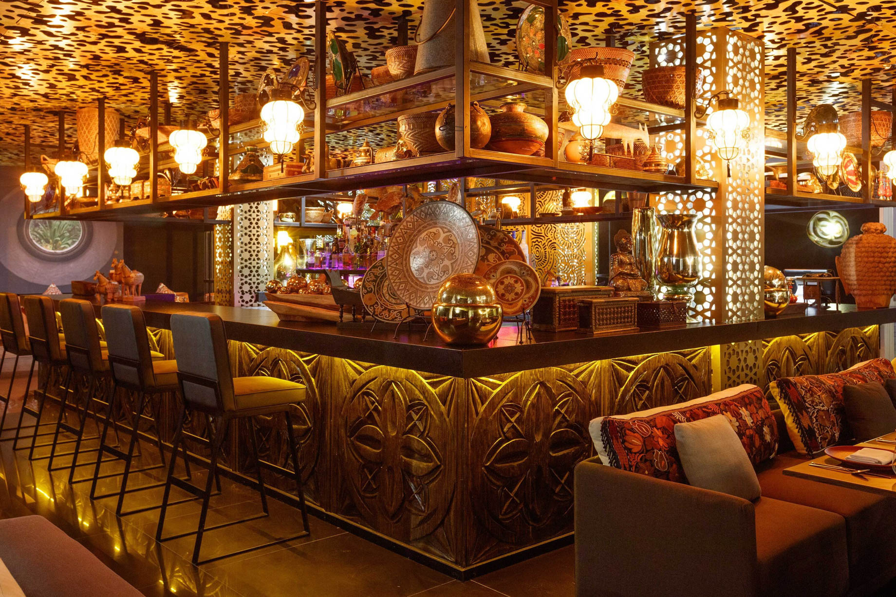 W Punta de Mita Resort – Punta De Mita, Mexico – Spice Market Restaurant Seating