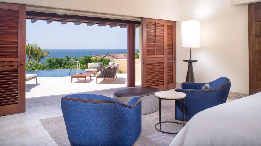 Four Seasons Resort Punta Mita - Nayarit, Mexico - Luna Ocean Villa Bedroom Deck View