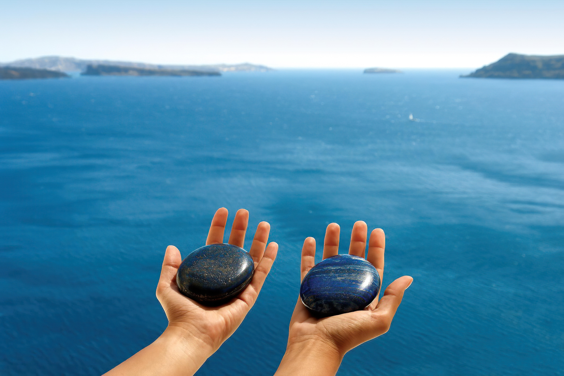 Mystique Hotel Santorini – Oia, Santorini Island, Greece – Ocean View Massage Healing Stones