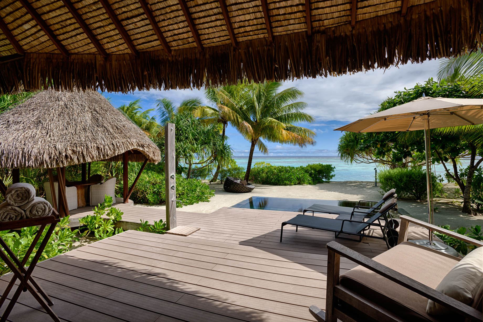 The Brando Resort – Tetiaroa Private Island, French Polynesia – 1 Bedroom Beachfront Villa Pool Deck