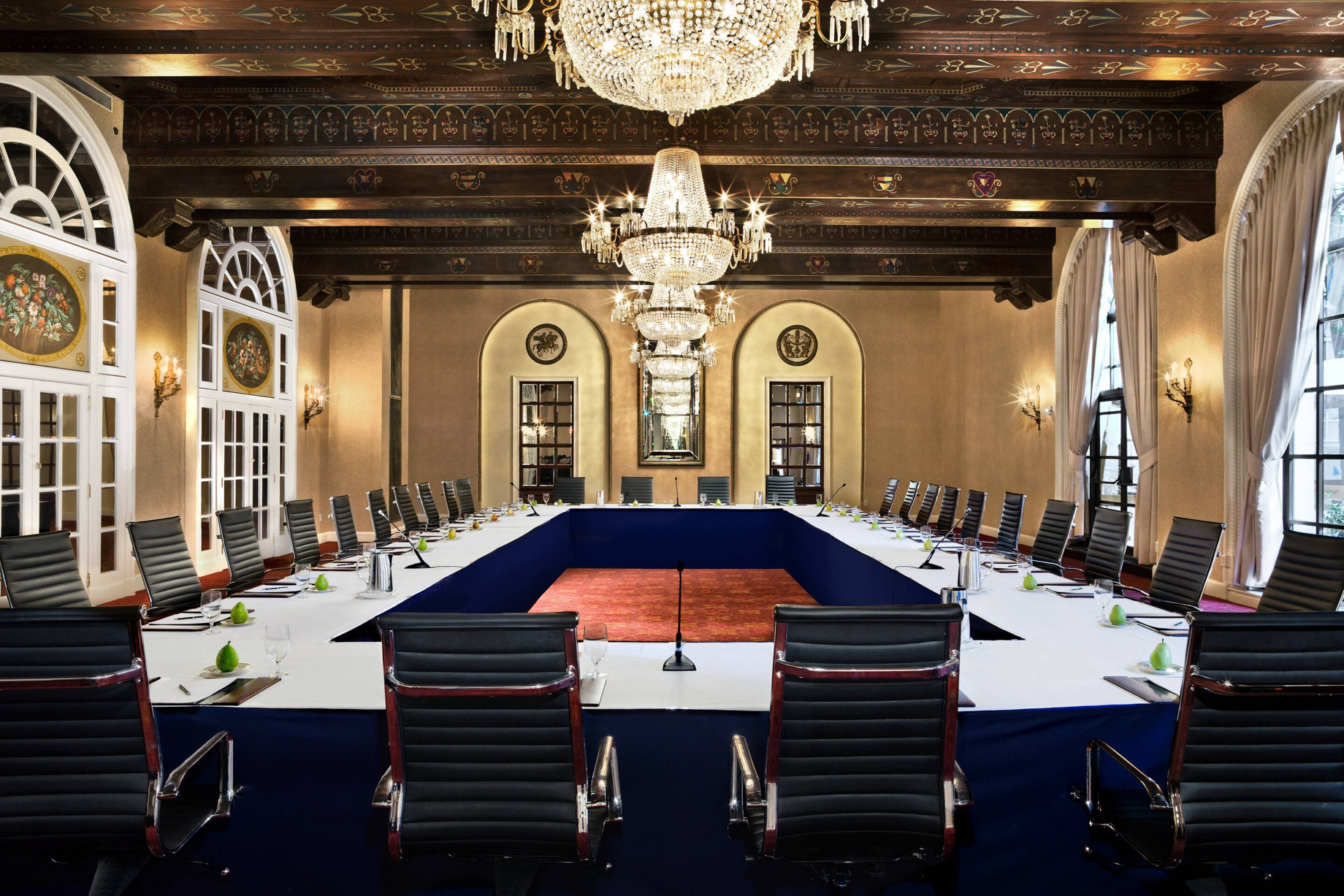 The St. Regis Washington D.C. Hotel - Washington, DC, USA - Astor Ballroom Hollow Square Setup